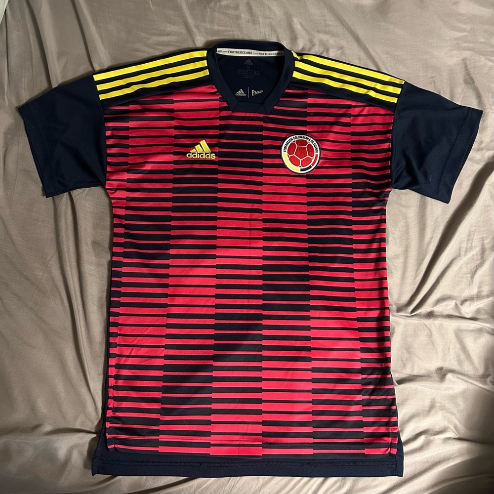 Adidas X Parley Colombia Men's Soccer Football Training Jersey 2018